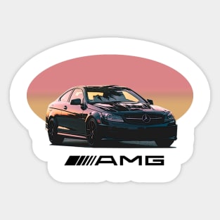 Mercedes Benz C63 AMG W204 Sticker